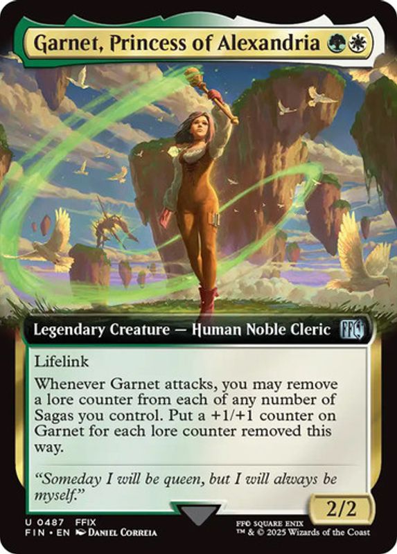 Garnet, Princess of Alexandria (Extended Art) (Foil)